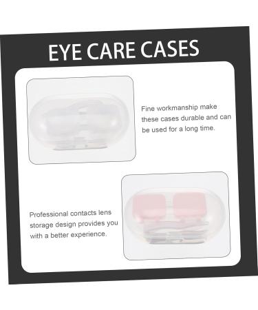 Partykindom 5-Sentence Push Glasses Case - Stylish Contact Lens Storage Box | Silicone Lens Container for Travel & Gifts - Buy Online on GoSupps.com