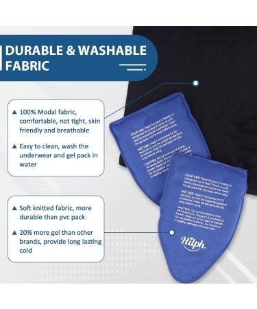 Hilph Vasectomy Underwear for Men with Cold Packs - Pain Relief and Testicular Support - Buy Online on GoSupps.com