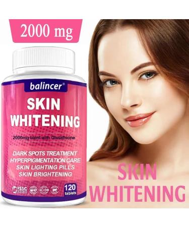 L-GLUTATHIONE SKIN WHITENING ANTI-AGING POWERFUL ANTIOXIDANT SUPPLEMENT 2000MG - Buy Online on GoSupps.com