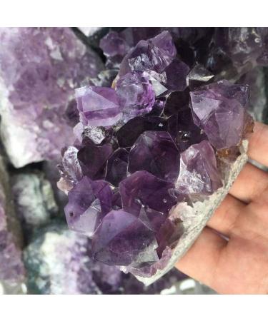Specimen Natural Amethyst Crystal Cluster Uruguay Amethyst geode Specimen Gems - Buy Online on GoSupps.com