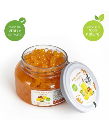 Bubble Tea Kit Mango - 8 Vegan & Gluten-Free Drinks No Artificial Colors Includes 8 Straws - Buy Online on GoSupps.com