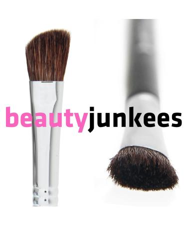 Beauty Junkees Pro Angled Eyeshadow Brush - Perfect Brush for Blending Highlighting & Contouring | International Shipping Available - Buy Online on GoSupps.com