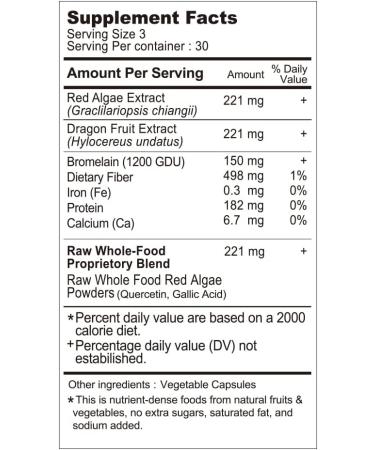 FSN Respiratory Health & Sinus Support Capsules - Red Algae Blend with Quercetin & Gallic Acid - 90 Count - Buy Online on GoSupps.com