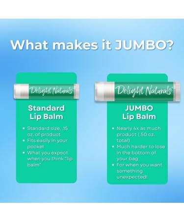 Delight Naturals JUMBO Lip Balm - Churros - Buy Online on GoSupps.com