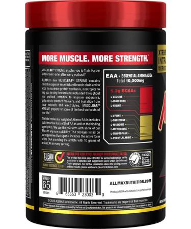 Buy ALLMAX MUSCLEAA Xtreme Pina Colada - 532g Powder | EAAs BCAAs & Hydration | 30 Servings - International Shipping Available - Buy Online on GoSupps.com