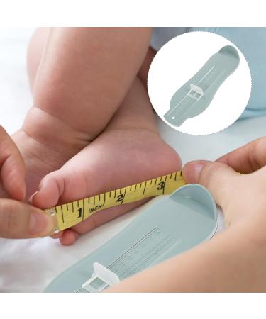 Rosenice Baby Shoe Size Measuring Tool | Foot Length Measuring Lineal for Children | Blue-Gray Footmuff & Knife - Buy Online on GoSupps.com