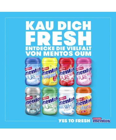 Buy Mentos Pure White Sweet Mint Chewing Gum - Sugar-Free Peppermint Dragees Multipack (6 x 70g) - 35 Pieces | International Shipping Available - Buy Online on GoSupps.com
