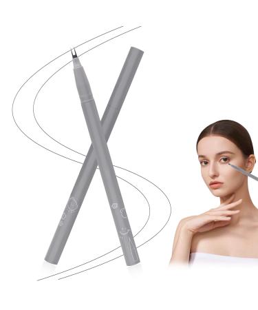 Waterproof Liquid Eyeliner, Dual Tip Eyelash Pencil, Quick Dry Eye Pencil, Waterproof Smudge-proof, Two-prong Bottom Eyelash Pen for Women