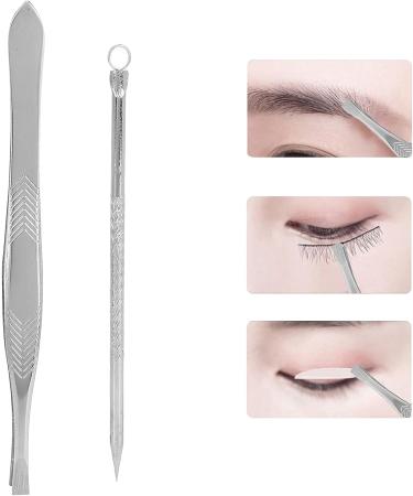 Eyebrow Tweezer & Pimple Popper Tool | Anti-Slip Handle for Comfortable Grasp | Facial Freckle Removal - Buy Online on GoSupps.com