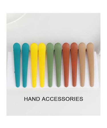 10 Pack Colorful Duck Beak Clips - Non-Slip Alligator Hair Clips for Easy Styling | Perfect for Thick & Thin Hair - Buy Online on GoSupps.com