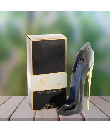 Princess High Heel Eau de Parfum for Women 2.9oz (85ml) Black + Refillable Travel Atomizer - Buy Online on GoSupps.com