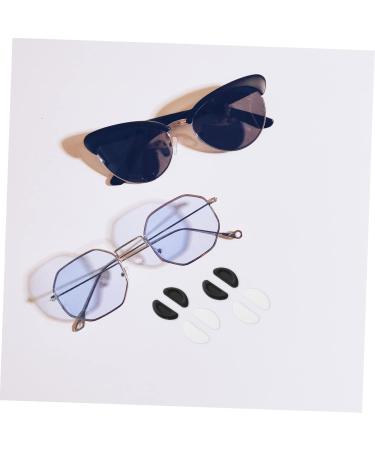 Gleavi 100 Pairs Silicone Nose Pads for Glasses - Cushions & Protection Accessories - Black & White Pebble Gel Pads (1.6x0.1cm) - International Shipping Available - Buy Online on GoSupps.com