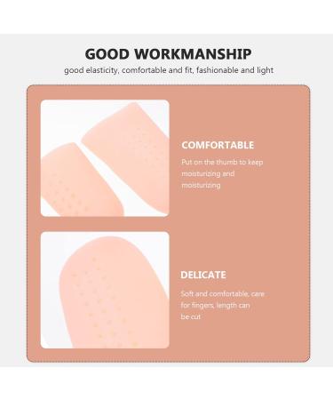 Minkissy Valgus Guards Spacers Orthotic Feet Cushion Protectors - 8 Pairs, Silicone with Breathable Holes, Toe Separators, Thumb Protector - 6x3cm - Buy Online on GoSupps.com