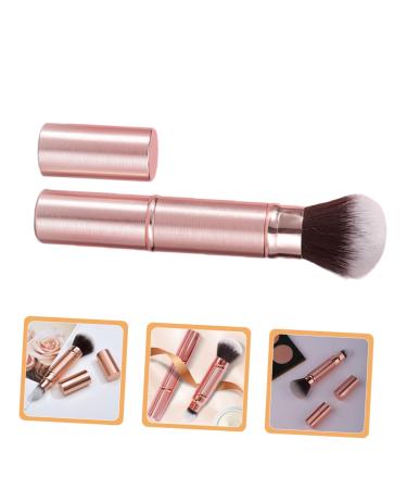 Double-Ended Retractable Makeup Brush | Foundation Blending & Blush Brush - Rose Gold Dual End Cosmetic Tool - Buy Online on GoSupps.com
