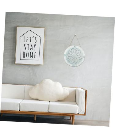 WHAMVOX Pattern Disc vintage signs vintage decor Metal Wall Art Decor Round Wall Ornament pendant manual 20x20cm Grey - Buy Online on GoSupps.com