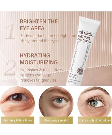 Retinol Eye Cream With Retinol Serum Retinol Correxion Line Smoothing Eye Cream Visibly Reduces Puffiness & Dark Circles Eyes Pro-Retinol Anti Aging Eye Cream Treatment 30g - Buy Online on GoSupps.com