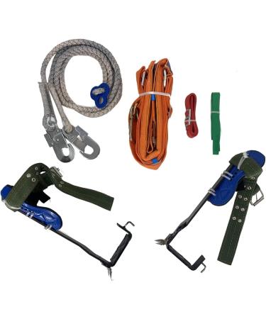 CDZHLTG Tree Climbing Equipment Set | Fall Protection Rope Climbing Belt & Gear for Outdoor Mountaineering - Buy Online on GoSupps.com