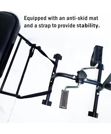 Adjustable Pedal Exerciser for Seniors - Hand, Arm, Leg & Knee Peddler Fitness Equipment - Home Exercise Bike for Total Body Workout - with Gift Box - Buy Online on GoSupps.com