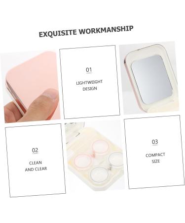 Buy SOLUSTRE Colored Contact Lenses with Mirror Film - Dustproof Travel Box - 2 Sets | International Shipping Available - Buy Online on GoSupps.com