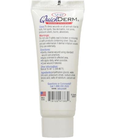 Quickderm Ointment 7.5g - Fast Healing Solution for Wounds | International Shipping Available - Buy Online on GoSupps.com