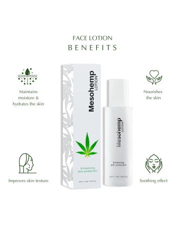 Hydrating Face Lotion with Hemp Seed Oil | Korean Moisturizing Facial Lotion for All Skin Types - Buy Online on GoSupps.com