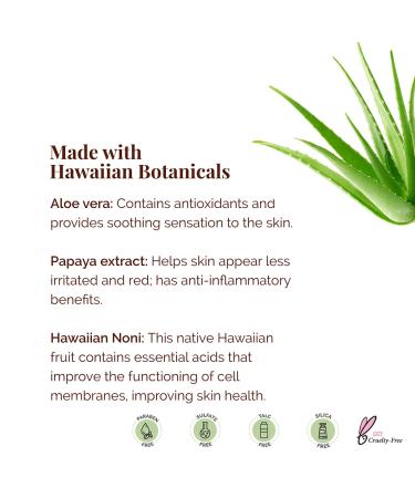 Hanalei Cooling Island Aloe Gel - Cruelty-Free & Paraben-Free Moisturizer for Sunburn Relief - Travel Size 80ml - Buy Online on GoSupps.com