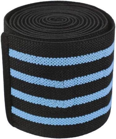 Men & Women Compression Wrap Bandage Leg Sleeves - Breathable Adjustable Support for Sports Injury Recovery - 180x8cm Blue - Buy Online on GoSupps.com