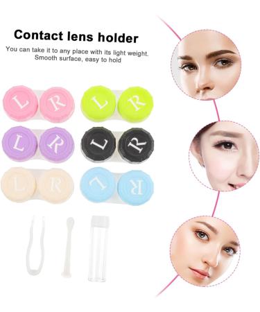 Lalafina Contact Lens Container - 2 Box Storage Holder & Applicator for Travel - Invisible Plastic Case for Contact Lenses - Buy Online on GoSupps.com