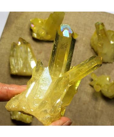 Home Decoration Natural Yellow Crystal Quartz Citrine Cluster Specimen Ornaments Approx 6cm Stones Home Goods ZJGIDTEM 85-120g - Buy Online on GoSupps.com