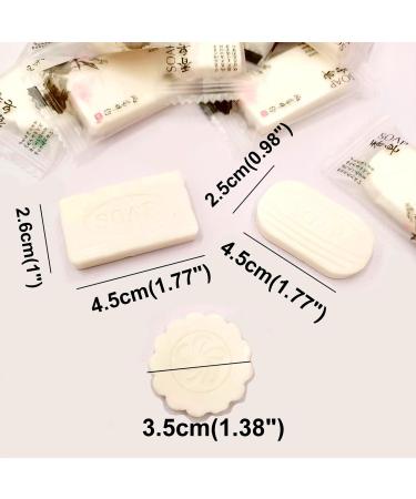 Small Soap 3Mix Style 6-11G - Premium Travel Toiletries for Hotel Bath & Skin Care (50 Bars - Buy Online on GoSupps.com