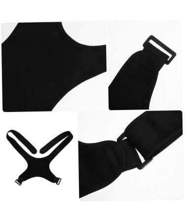 MUCKLILY Belt Brace Shoulder Rest Holder Straightener Men Women Posture Band Black Polyester - Buy Online on GoSupps.com