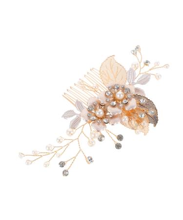 Hair Comb Princess Headband Aesthetic Hair Accessories Hair Styling Accessories Flower Clips Birthday Headpiece Wedding Hair Accessories Hair Clips Decor Headgear Leaf Bride Pearl