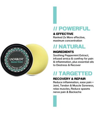 UNDRBUDR Recovery Muscle Rub with Arnica, Comfrey & Essential Oils - 3oz Post-Activity Repair Salve - Buy Online on GoSupps.com