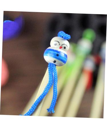 SKISUNO Adorable Cartoon Ear Wax Remover Kit 12-Piece Wooden Ear Cleaning Set Random Colors for Boys and Girls and Adults Convenient Wax Removal - Buy Online on GoSupps.com