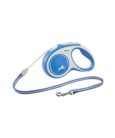 flexi New Comfort retractable rope leash blue M 5 m