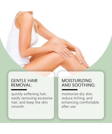  homomdy Aloe Vera Soothing Facial Hair Removal Cream Hair Removal Cream for Women Gentle Hair Removal Cream for Face and Body Soothing Moisturizing Cream for Sensitive and Dry Skin (1 pc) - Buy Online on GoSupps.com