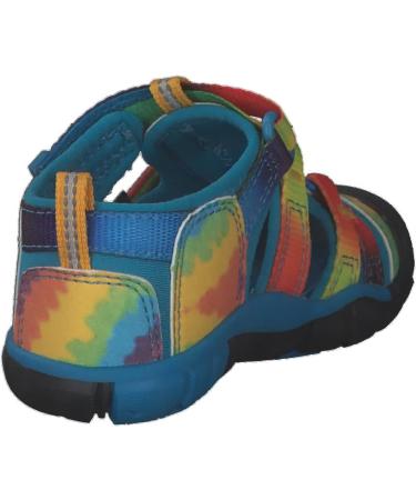 KEEN Unisex Kid's Seacamp 2 CNX-Baby Sandal - Vivid Blue Tie Dye - Size 3 UK Child - Buy Online on GoSupps.com