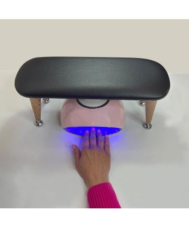 Professional Nail Technician Arm Rest: Leather Manicure Hand Cushion with Elbow Support - Buy Online on GoSupps.com