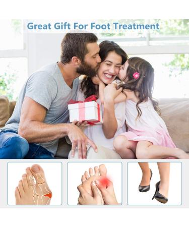 DOACT Bunion Corrector for Women & Men - Toe Straightener & Separator with Silicone Gel Pad for Pain Relief | Hallux Valgus Support with Anti-Slip Straps - Buy Online on GoSupps.com