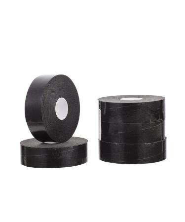 Healeved 5 Rolls Foam Eye Pads Eye Makeup Supplies Heightening Hair Pad Fabric Eyelash Tape Lash Extensions Supplies Beauty Salon Tape Beauty Salon Supplies Breathable Make up X5m Auxiliary Black 8.50X8.50X2.50CM Black