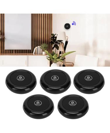 Portable Nursing Care Pager Set - 5 Wireless Call Buttons for Seniors & Hospitality | SOS Personal Alert System for Home Restaurant Caf & Tea House - Buy Online on GoSupps.com