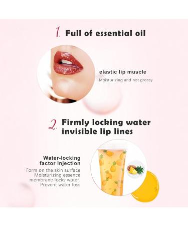 Transparent Lip Gloss & Moisture Cream | High Shine Lip Oil - Fruity Lip Care Essence (1 Piece #02) | Best International Shipping - Buy Online on GoSupps.com