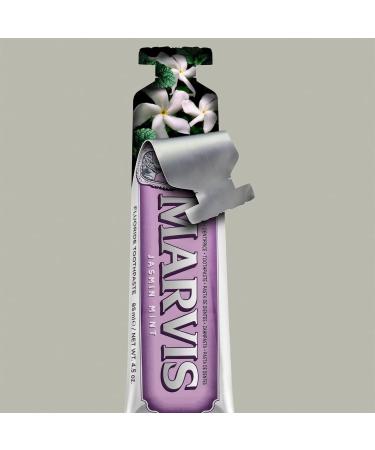Marvis Jasmine Mint Toothpaste 85ml - Aromatic Dental Care Promotes Healthy Gums & Long-Lasting Freshness (2 Pack) - Buy Online on GoSupps.com