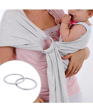 2 Pcs Aluminium Carrier Rings Baby Sling Rings Breathable Slings Wrap Rings for Infants Toddlers Carriers - Buy Online on GoSupps.com