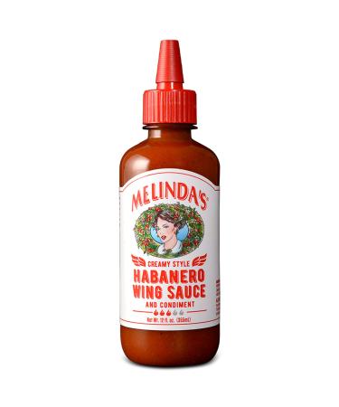Melinda’s Creamy Style Habanero Wing Sauce 12 Fl Oz (Pack of 1)