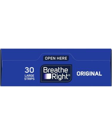 Breathe Right Original Nose Strips - Reduce Snoring & Relieve Congestion - Tan, 30 Count - Buy Online on GoSupps.com
