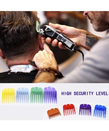 8 Pcs Colorful Hair Clipper Combs Set for Wahl Clippers/Trimmers #3171-500 - 1/8 to 1 - Buy Online on GoSupps.com