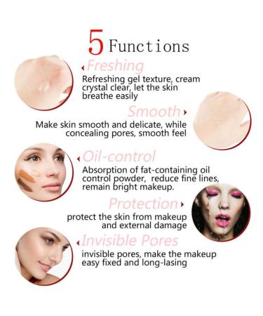 Allbesta Natural Face Matt Primer - Oil Control Moisturizing Makeup Pore Invisible Base (6ml) | Shop Internationally - Buy Online on GoSupps.com