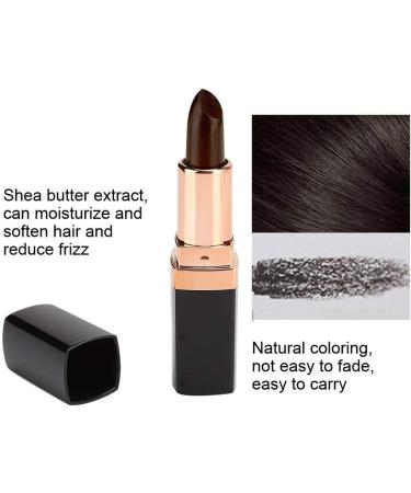 Uxsiya 4.5g Hair Color Dye Lipstick Temporary Dye Pencil Portable Hair Touch Up Stick(Brown) - Buy Online on GoSupps.com