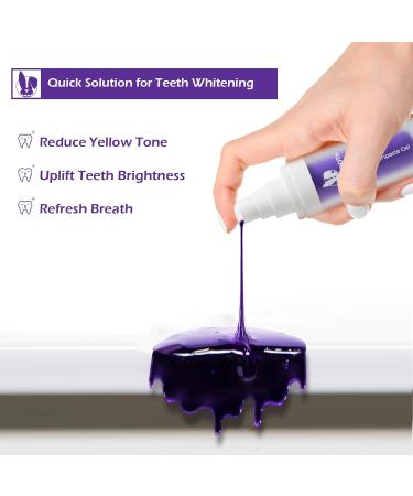 Purple Toothpaste Teeth Whitening by Rabbitooth | Colour Corrector Serum for Yellow Tones | Non-invasive Zero Sensitivity 30ml Mint Gel - Buy Online on GoSupps.com